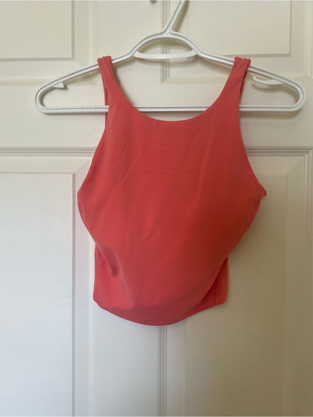 Lululemon high neck align tank size 4 raspberry cream